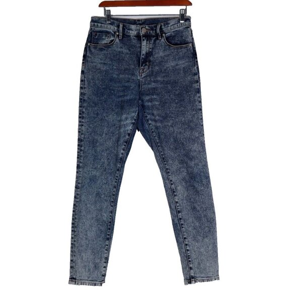 BDG Urban Outfitters Women's Size 28 Blue Acid Wash Twig High-Rise Skinny Jeans - Picture 5 of 10
